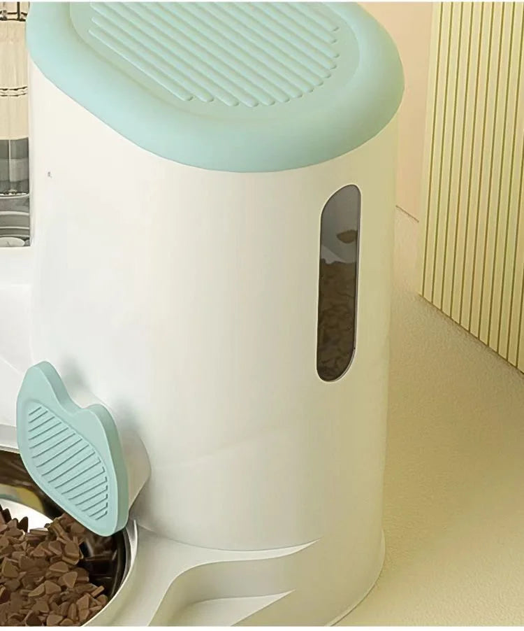 Automatischer Futternapf für Katzen, Hunde, Haustiere, Wasserspender, integrierter Katzennapf, Katzenfutternapf, Hunde, Essen, Trinken