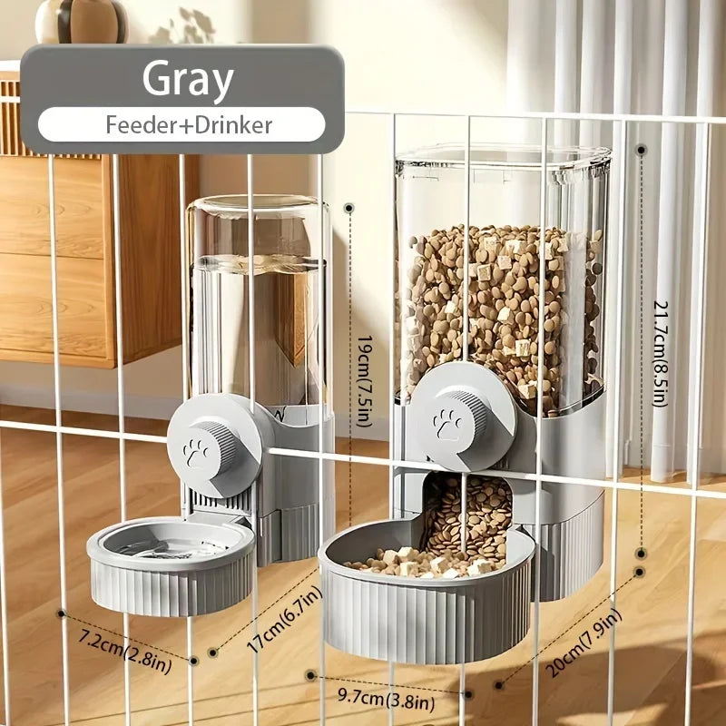 Automatischer Futternapf für Katzen, Hunde, Haustiere, Wasserspender, integrierter Katzennapf, Katzenfutternapf, Hunde, Essen, Trinken